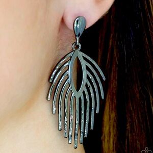 Gunmetal Earrings. NWT